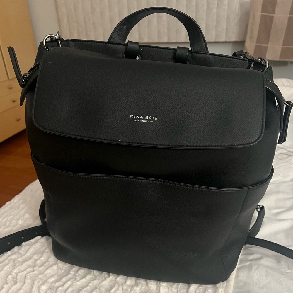 Mina Baie Kinney backpack in vegan leather